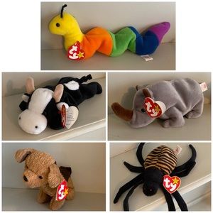 Ty Beanie Babies-Set of 5